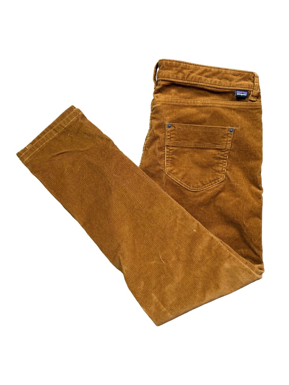 Patagonia Women's Corduroy Pants 31 Brown Organic Cotton Fitted Straight 55055
